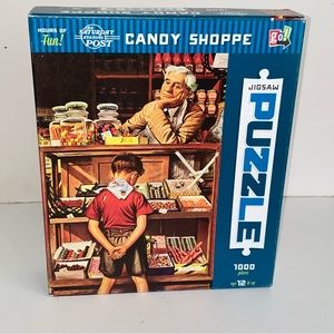 The Saturday Evening Post Candy Shoppe 1000 Piece Jigsaw Puzzle by Go Games